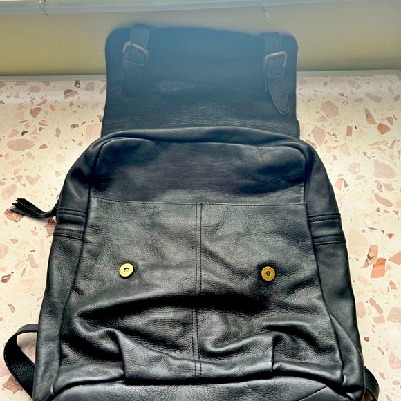 Jeweled Campomaggi Like Italian Leather Backpack - Picture 2 of 5